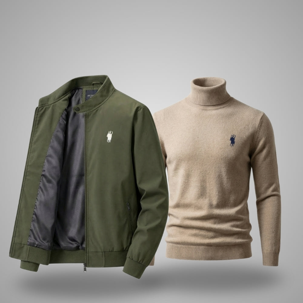 Men's Jacket + Free Sweater (Clearance)